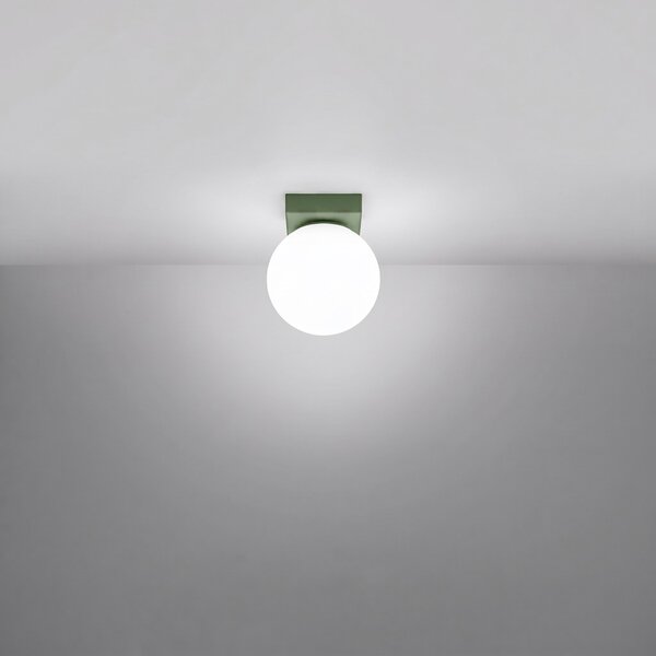 Sollux Lighting Stropní svítidlo YOLI 1 olivově zelené