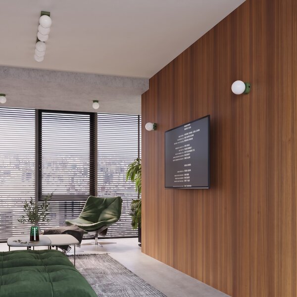 Sollux Lighting Stropní svítidlo YOLI 1 olivově zelené