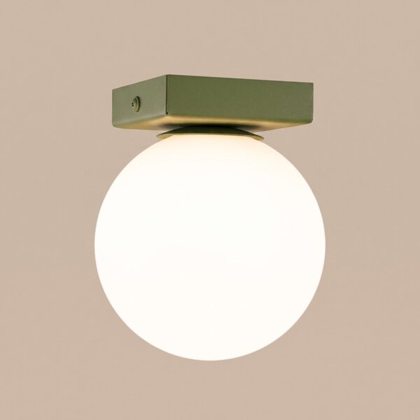 Sollux Lighting Stropní svítidlo YOLI 1 olivově zelené