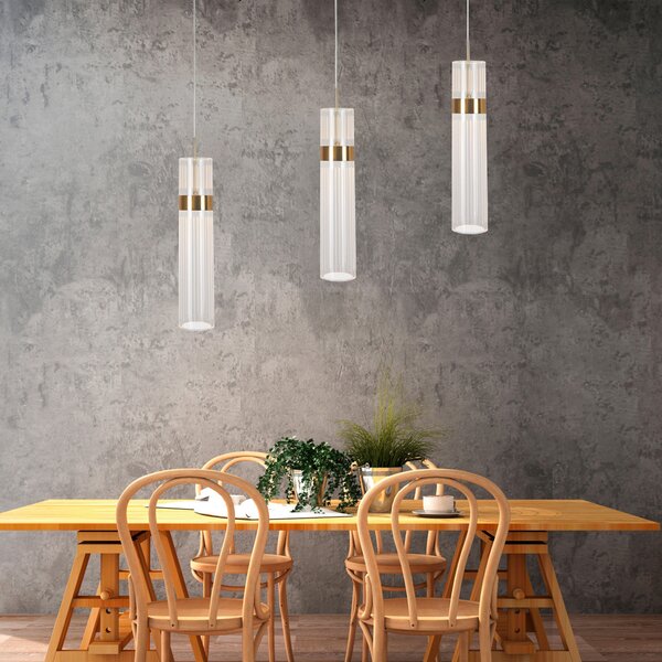 ZÁVĚSNÉ LED SVÍTIDLO, 120/60/6 cm - Online Only svítidla, Online Only