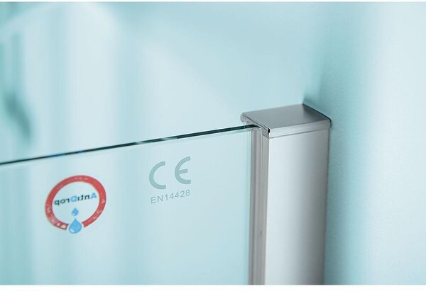 Čtvrtkruhový sprchový kout ZOOM LINE 900x900 mm, čiré sklo, levý