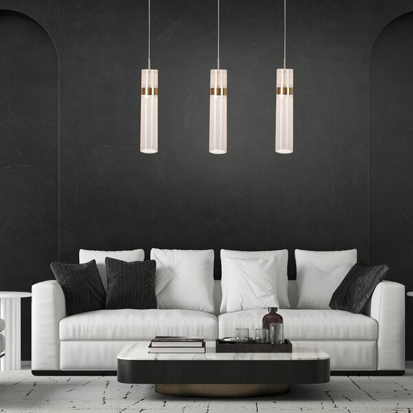ZÁVĚSNÉ LED SVÍTIDLO, 120/60/6 cm - Online Only svítidla, Online Only