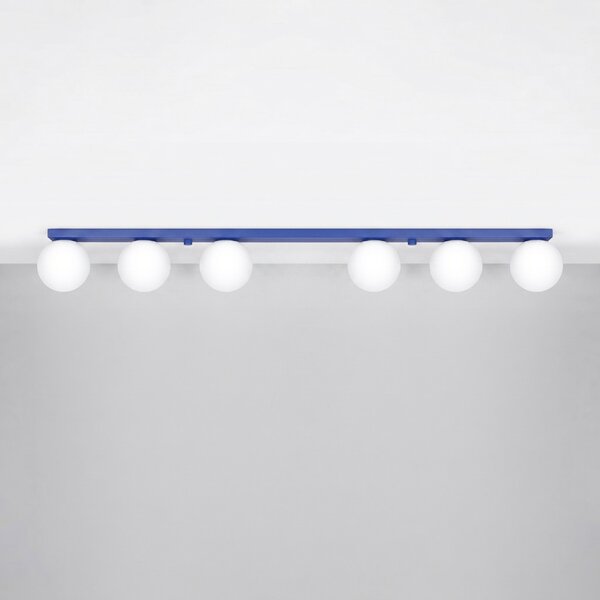 Sollux Lighting Stropní svítidlo YOLI 6 ultramarín