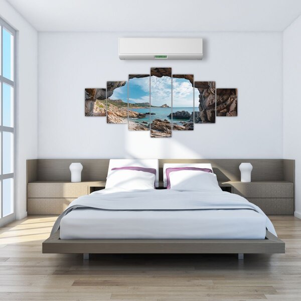 Obraz - Jeskyně u moře (210x100 cm)