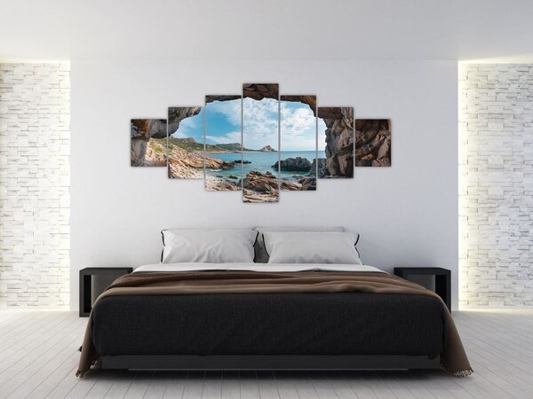 Obraz - Jeskyně u moře (210x100 cm)
