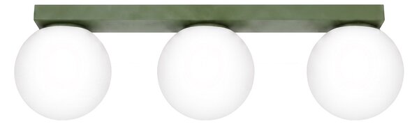 Sollux Lighting Stropní svítidlo YOLI 3 olivově zelené