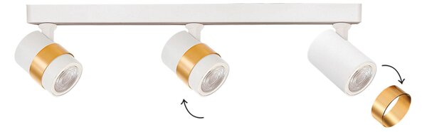 BODOVÉ SVÍTIDLO, max LED 8W W/GU10, 45/6/12,4 cm - Online Only svítidla, Online Only