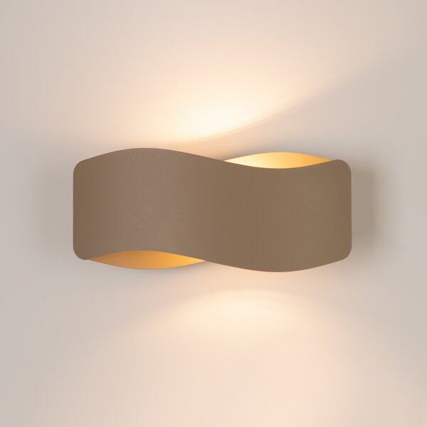 Sollux Lighting Nástěnné svítidlo TILA 30 taupe