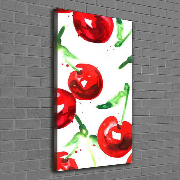 Vertikální Moderní fotoobraz canvas na rámu Višně ocv-104287844