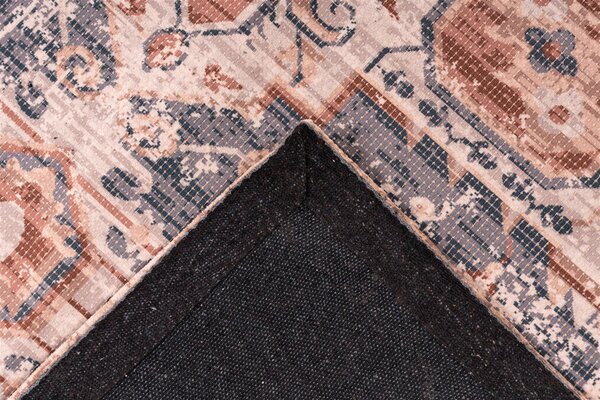 BĚHOUN, 80/150 cm, hnědá, šedá - Online Only koberce & rohožky, Online Only