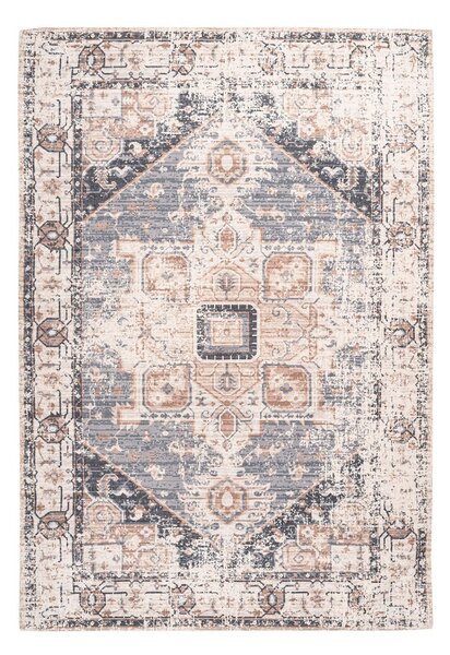 BĚHOUN, 80/150 cm, hnědá, šedá - Online Only koberce & rohožky, Online Only