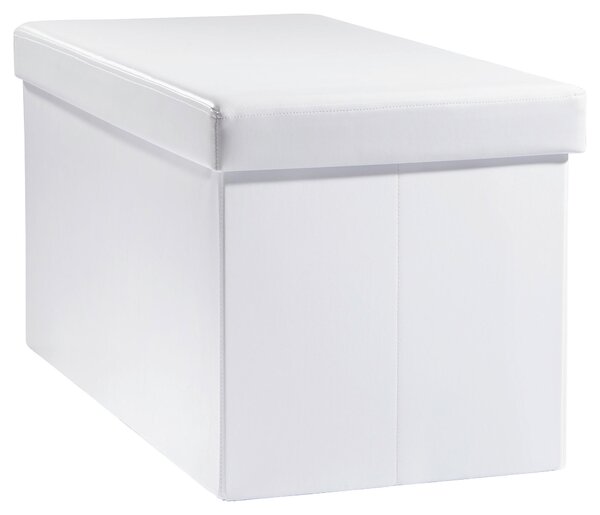 SEDACÍ BOX, textil, kompozitní dřevo, 76/38/38 cm Carryhome - Taburety