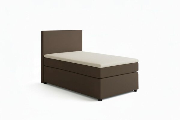 POSTEL BOXSPRING, 90/200 cm, hnědá MID.YOU - Jednolůžkové postele, Online Only