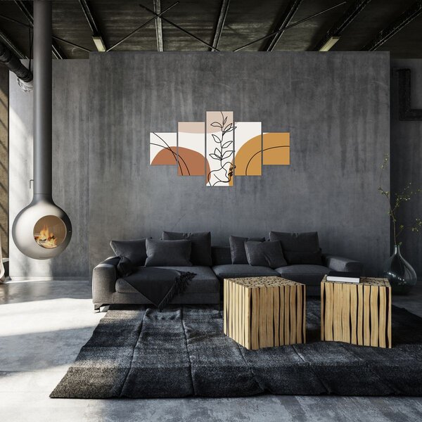 Obraz - Boho Shapes (125x70 cm)