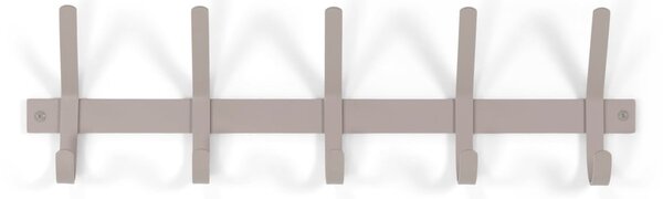 Taupe kovový nástěnný věšák 70 cm Dexter – Spinder Design