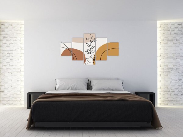 Obraz - Boho Shapes (125x70 cm)