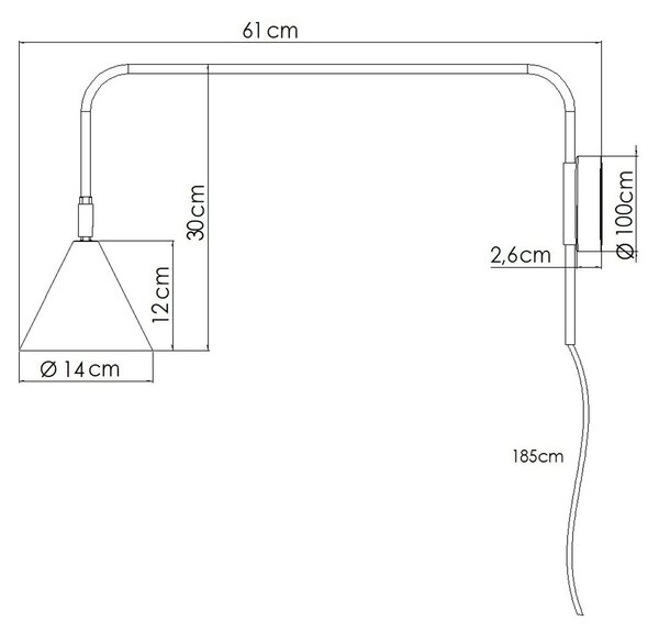 Sollux Lighting Nástěnné svítidlo NOX světle modré