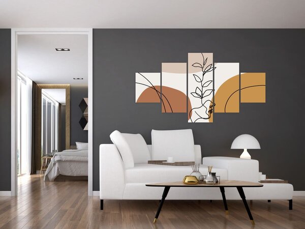 Obraz - Boho Shapes (125x70 cm)