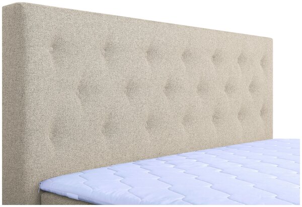 POSTEL BOXSPRING, 180/200 cm, béžová MID.YOU - Manželské postele, Online Only