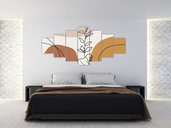 Obraz - Boho Shapes (210x100 cm)