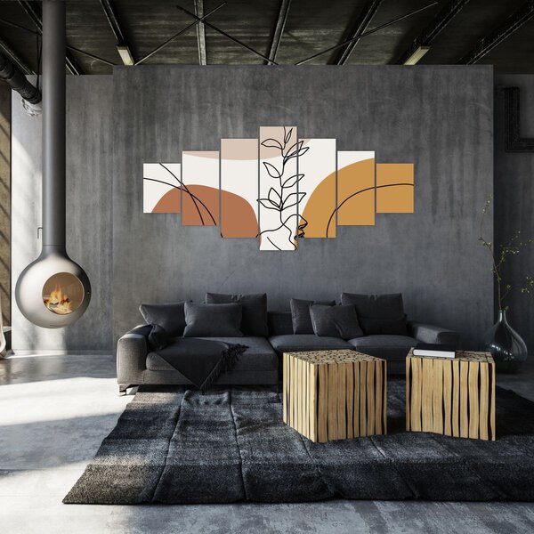 Obraz - Boho Shapes (210x100 cm)
