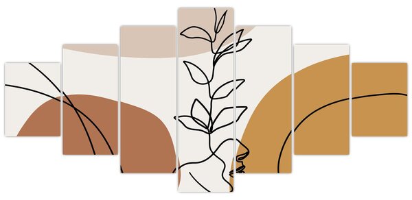 Obraz - Boho Shapes (210x100 cm)