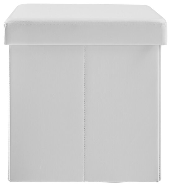 SEDACÍ BOX, textil, kompozitní dřevo, 38/38/38 cm Carryhome - Taburety