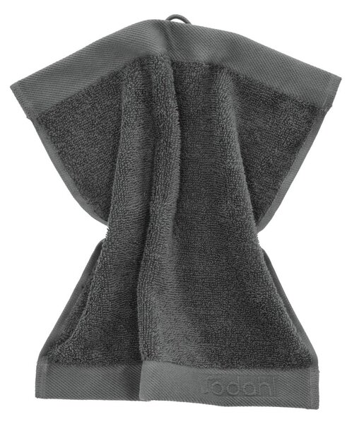Tmavě šedý froté bavlněný ručník 30x30 cm Comfort – Södahl