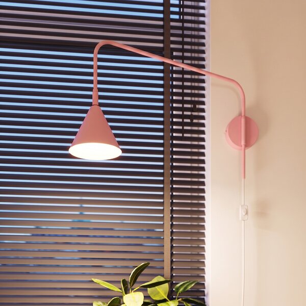 Sollux Lighting Nástěnné svítidlo NOX růžové