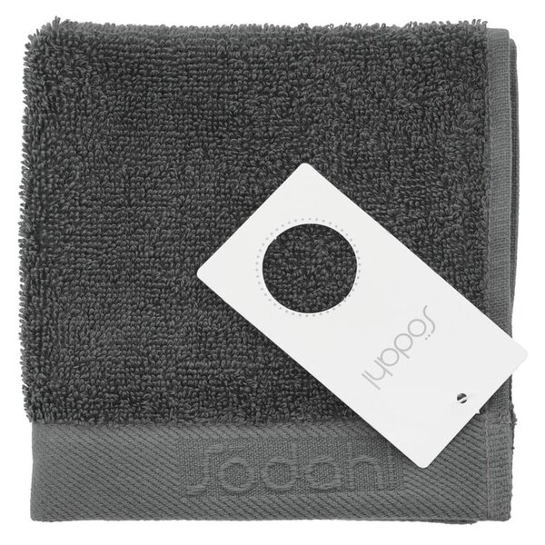 Tmavě šedý froté bavlněný ručník 30x30 cm Comfort – Södahl