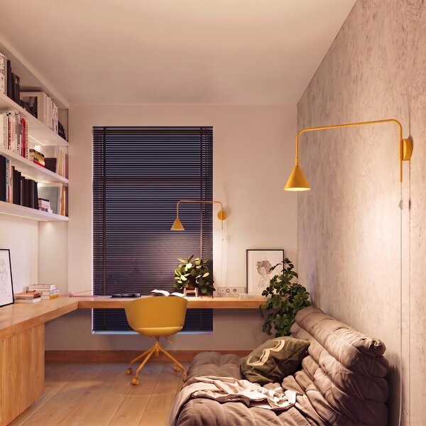 Sollux Lighting Nástěnné svítidlo NOX žluté
