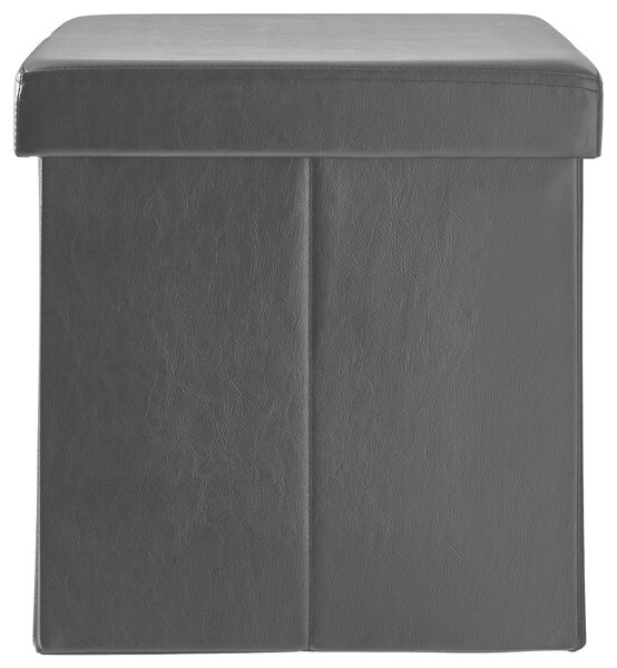 SEDACÍ BOX, textil, kompozitní dřevo, 38/38/38 cm Carryhome - Taburety