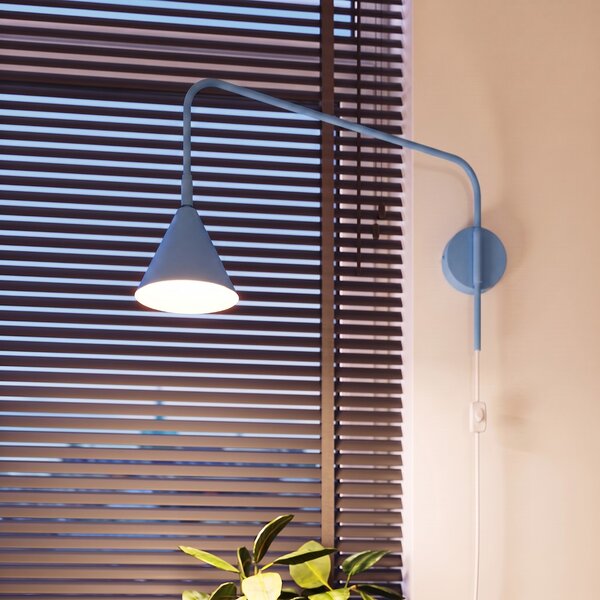 Sollux Lighting Nástěnné svítidlo NOX světle modré