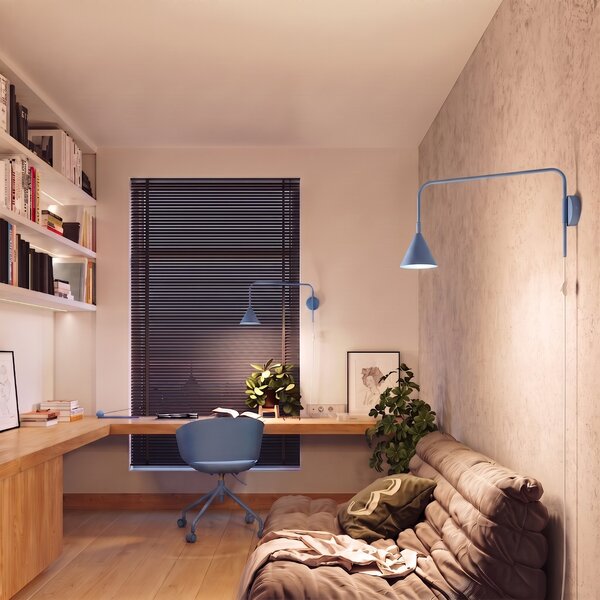 Sollux Lighting Nástěnné svítidlo NOX světle modré