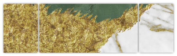 Obraz - Zelený mramor N⁰2 (170x50 cm)