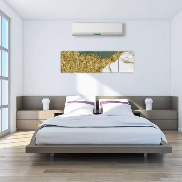 Obraz - Zelený mramor N⁰2 (170x50 cm)