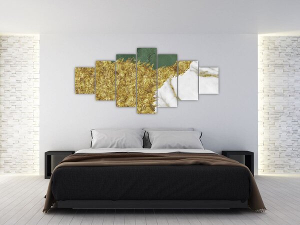 Obraz - Zelený mramor N⁰2 (210x100 cm)