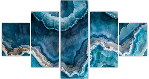 Obraz - Akvamarín detail (125x70 cm)