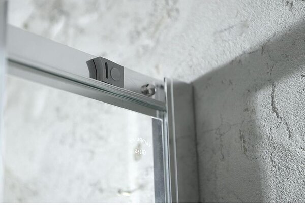 Čtvrtkruhový sprchový kout ARLETA 900x900 mm, R550, čiré sklo