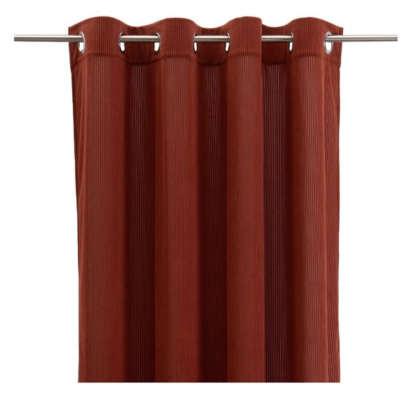 V terakotové barvě manšestrový závěs 140x260 cm Merely – Casa Selección