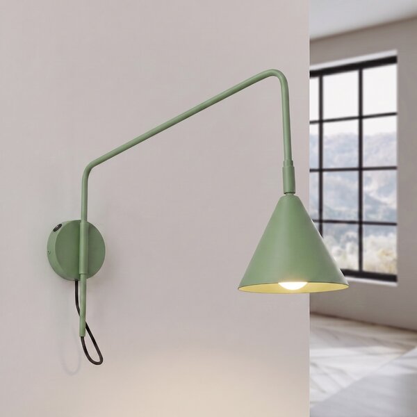 Sollux Lighting Nástěnné svítidlo NOX 1 šalvějové s vypínačem