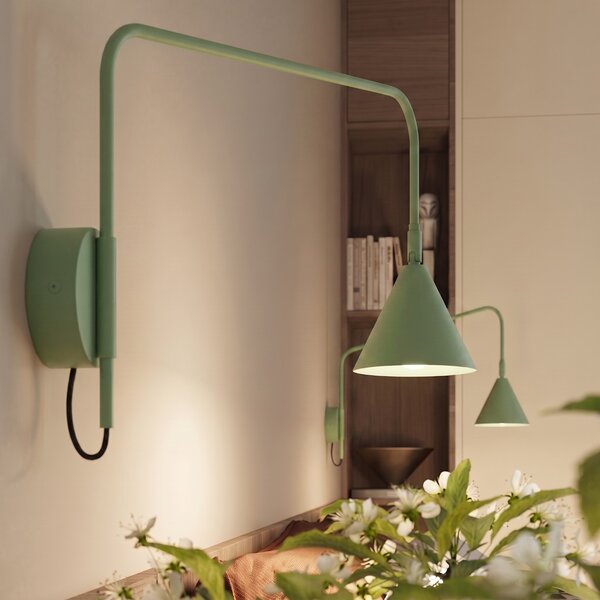 Sollux Lighting Nástěnné svítidlo NOX 1 šalvějové s vypínačem