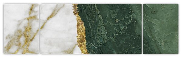 Obraz - Zelený mramor N⁰3 (170x50 cm)