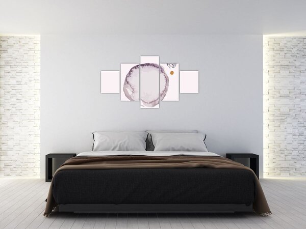 Obraz - Fialový minimalismus N⁰4 (125x70 cm)