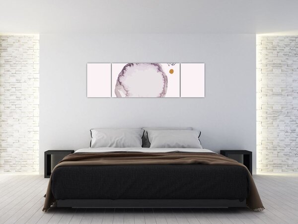 Obraz - Fialový minimalismus N⁰4 (170x50 cm)