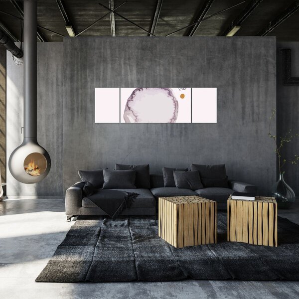 Obraz - Fialový minimalismus N⁰4 (170x50 cm)