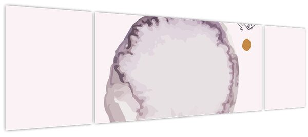 Obraz - Fialový minimalismus N⁰4 (170x50 cm)