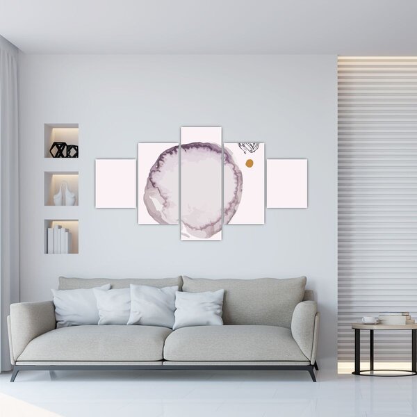 Obraz - Fialový minimalismus N⁰4 (125x70 cm)
