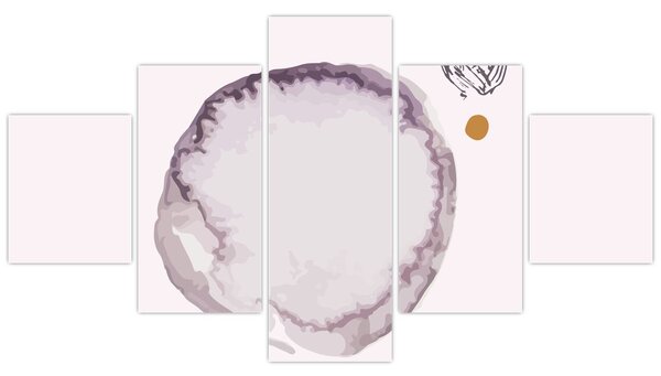 Obraz - Fialový minimalismus N⁰4 (125x70 cm)