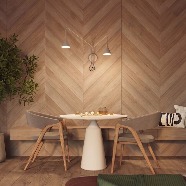 Sollux Lighting Nástěnné svítidlo NOX 2 taupe s vypínačem